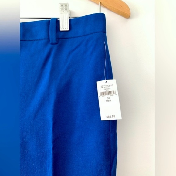 ❗️CLEAROUT❗️NWT! GAP blue mid rise flattering BiStretch slim PANTS -Sz 00 Reg - Picture 6 of 9